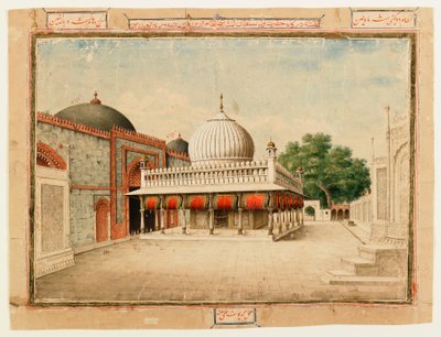 De Dargah bij Nizamuddin door Muhammad Yusuf